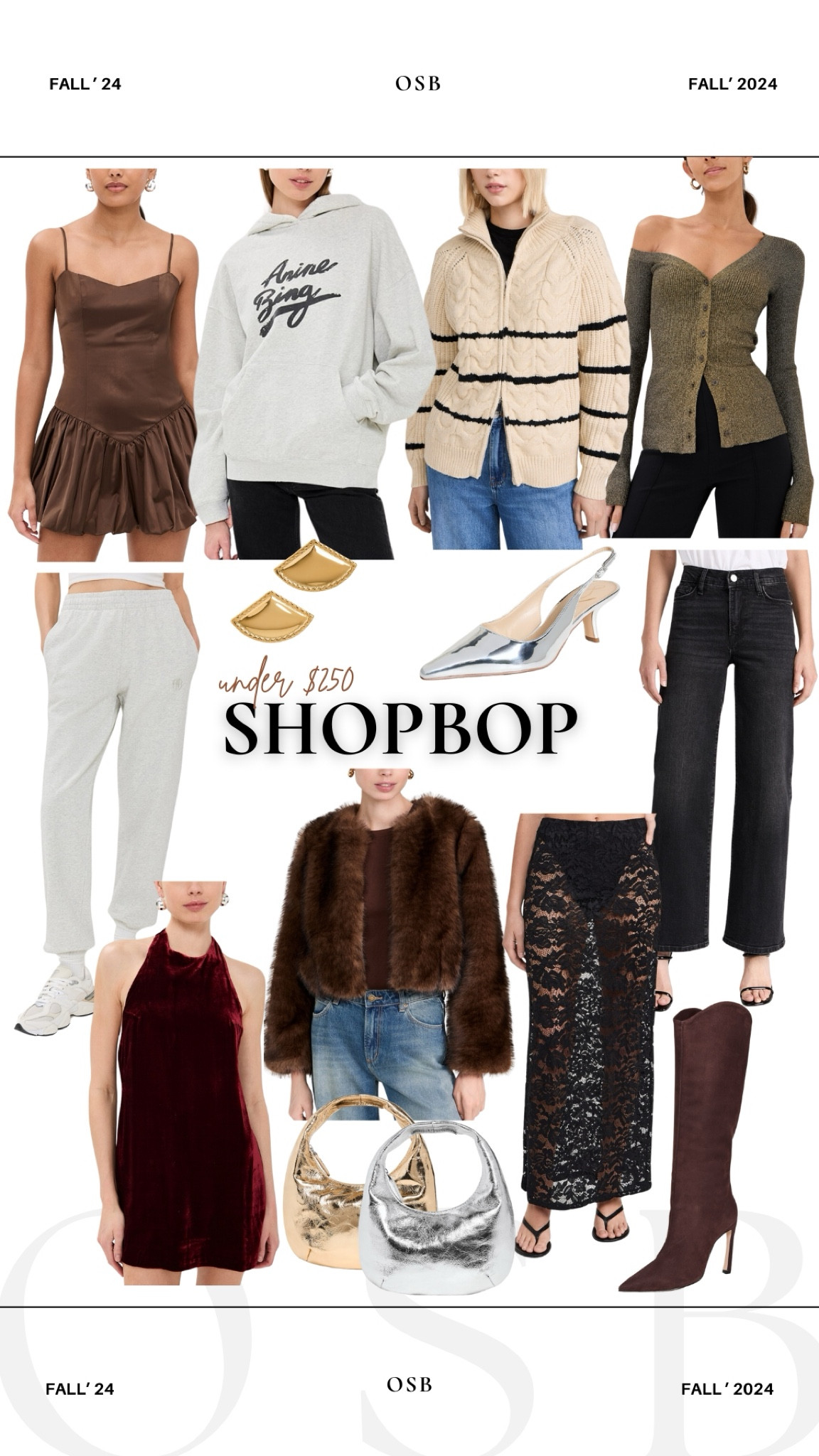 My fav Shopbop pick of the week! All under $250!🖤

#LTKStyleTip #LTKSeasonal #LTKGiftGuide