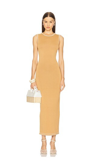 Ellery Maxi Dress in Camel | Revolve Clothing (Global)