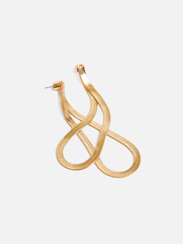 Snake Chain Loop Earrings | Jigsaw (UK)