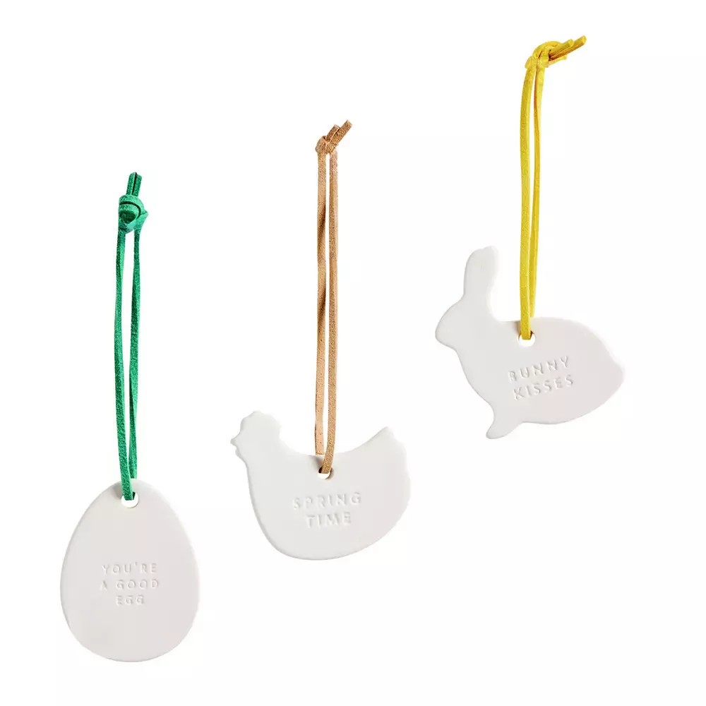 Argos Home 3 Mini Hanging Ceramic Keepsakes | argos.co.uk