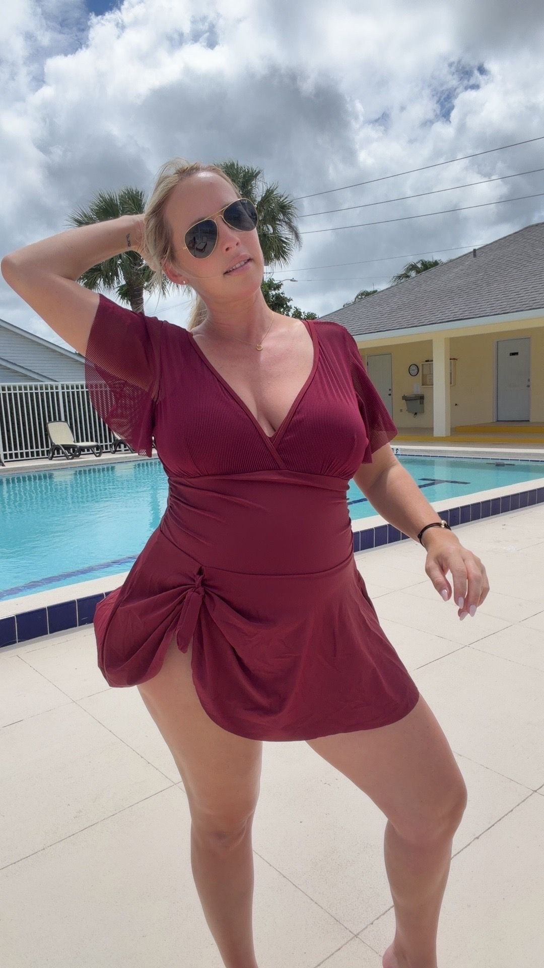 Swimwear dress. SHEIN. 24 weeks pregnant

#LTKSwim #LTKBump #LTKSeasonal