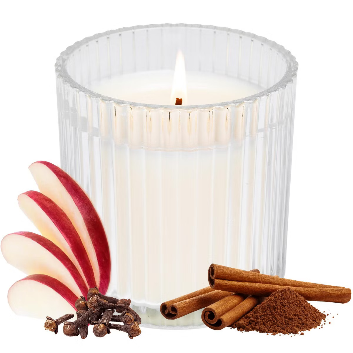 Sweet Water Decor Hello Fall 11oz Ribbed Jar Candle | Target