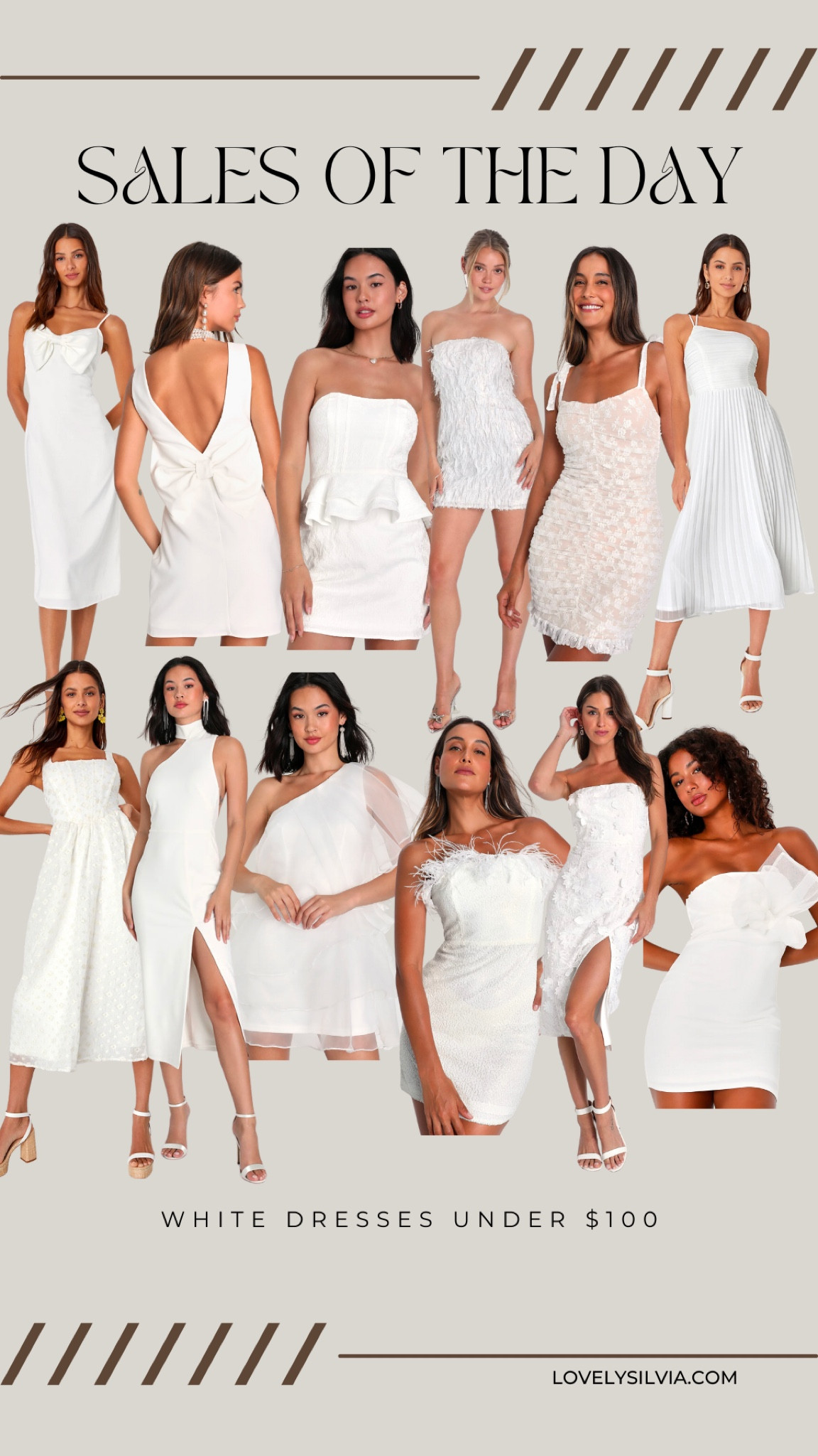 White dresses under $100

white dress, mini white dress, midi white dress, bride to be, bridal shower dress, rehearsal dinner dress, bachelorette white dress, bride dress, white dresses, special event dress

#LTKwedding #LTKunder100 #LTKstyletip