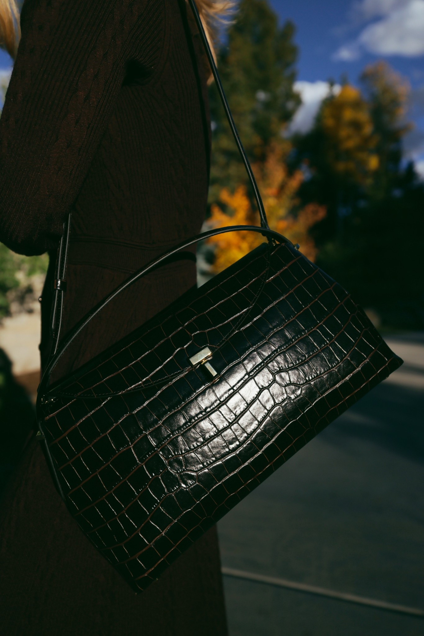 If you’re anything like me, you might feel a little turned off by luxury goods right now. Sunglasses for over $1,000? Handbags for well over $5,000? The prices are, frankly, out of control. With Chanel, Dior, and Bottega bags climbing into the five-figure range, it feels almost impossible to justify the investment without serious sticker shock. 

That’s why I’ve been gravitating toward contemporary luxury labels that offer incredible quality at far more accessible prices. One standout is Toteme. Their T-Lock Croc Embossed Leather Top Handle Bag delivers the same high-end craftsmanship and sophisticated design as the heritage houses — but at a more reasonable price point. Structured, sleek, and fashion-editor approved, it’s the definition of understated luxury. The glossy croc embossing is perfectly on-trend yet timeless, making this a piece you’ll carry for years to come. A true investment… without the jaw-dropping markup. 

#LTKSeasonal #LTKStyleTip #LTKItBag