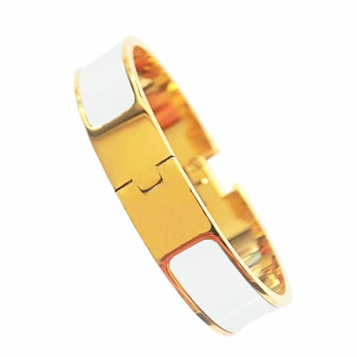 Gold Bracelet for Women, 18K Gold Plated Friendship Bracelet, Stainless Steel Classic Letter Brac... | Amazon (US)