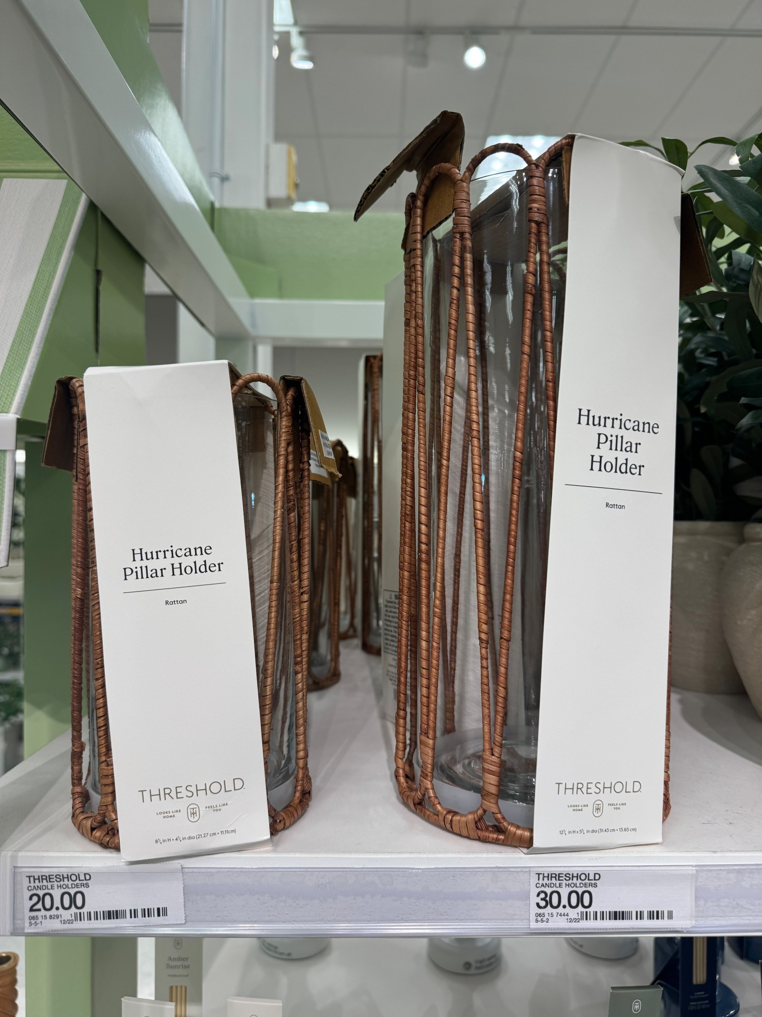 Dark rattan and glass hurricane candle holders for spring & summer, affordable home decor, 

#LTKSeasonal #LTKHome