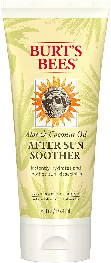 Burt's Bees After Sun Lotion with Hydrating Aloe Vera & Coconut Oil - Summer Essentials, Sunburn ... | Amazon (US)