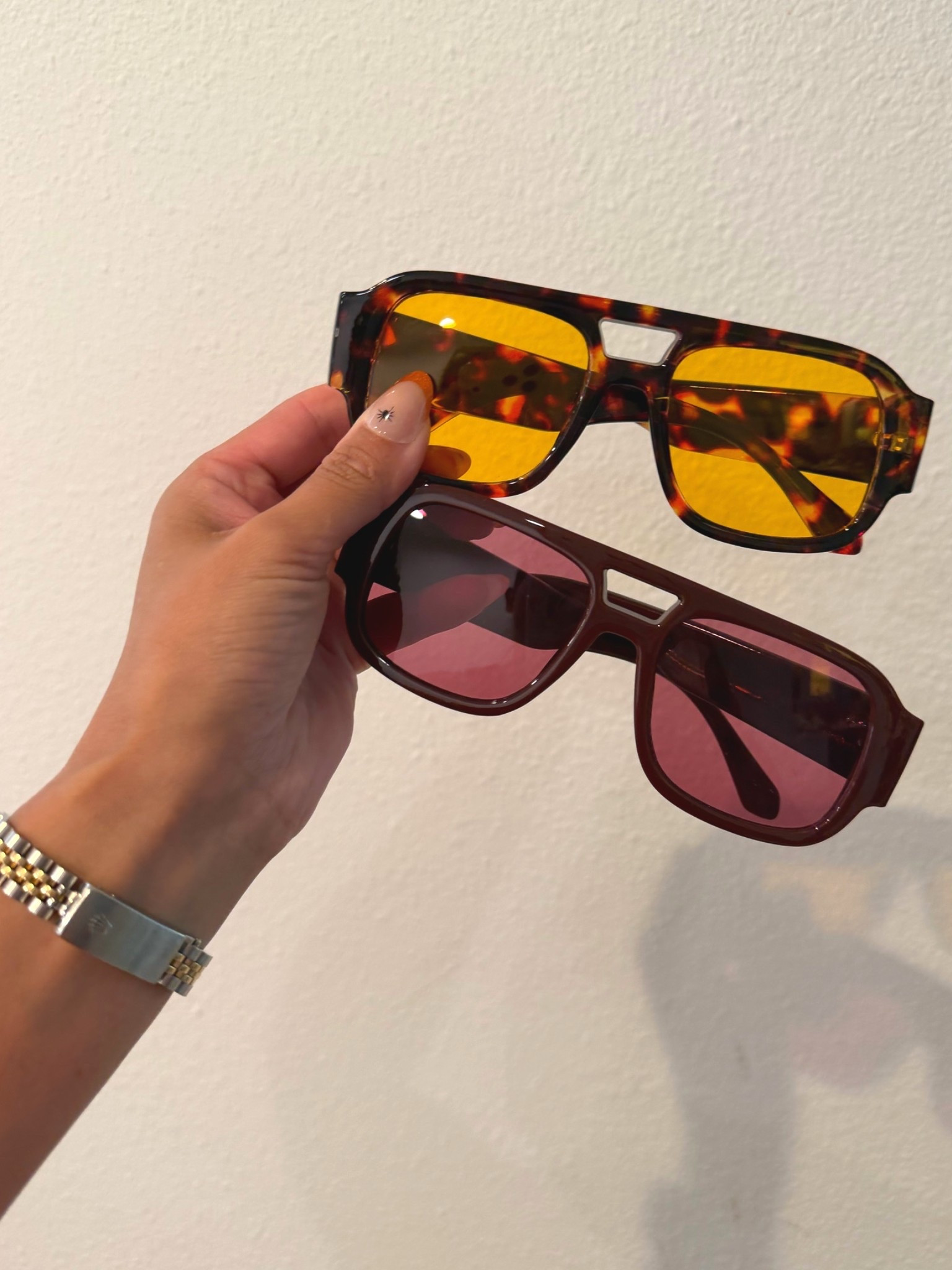 The CUTEST sunnies! So worth the price on Amazon & look designer! 👓🧡🩷 12% off coupon available on Amazon now + so many different colored lenses to choose from! 😍 #LTKsunnies #LTKglasses #LTKsunglasses #LTKsun #LTKamazon #LTKfall

#LTKSaleAlert #LTKSeasonal #LTKTravel