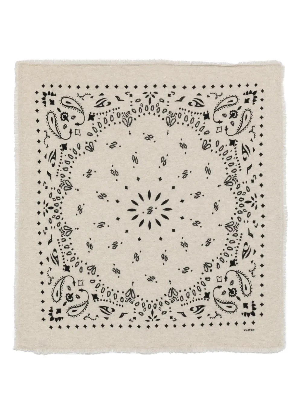 kujten Hachiko scarf - Neutrals | Farfetch Global