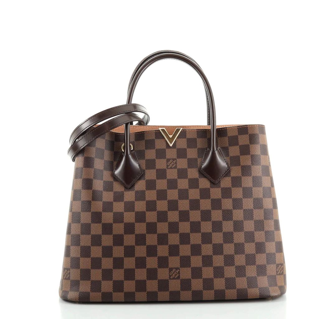 Louis Vuitton Kensington Handbag Damier Brown 1429571 | Rebag