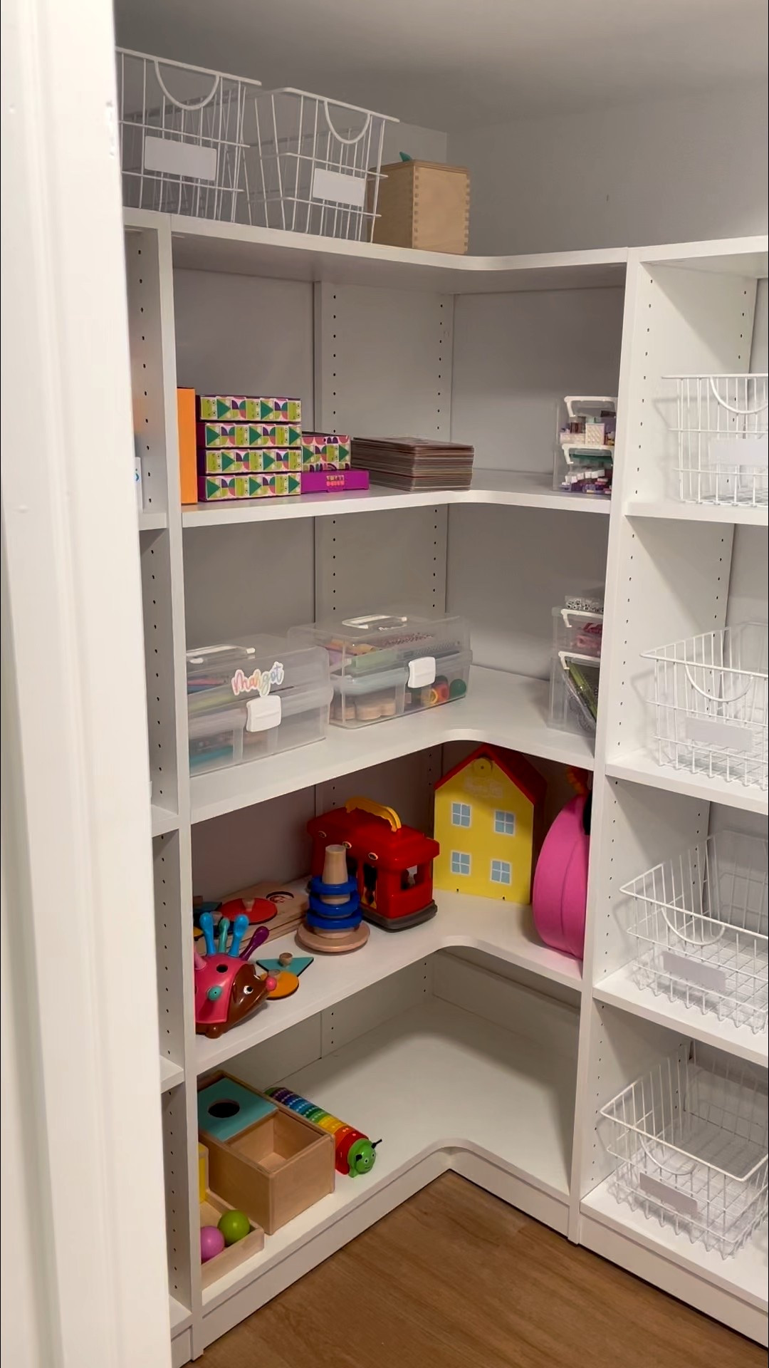 Toy closet upgrade with @thecontainerstore #thecontainerstore #ad #paidlink