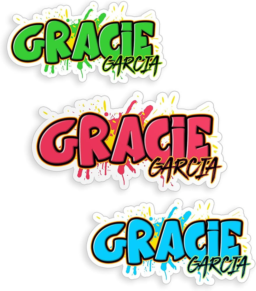 Custom Graffiti Name Sticker, Personalized Graffiti Name Stickers Decal Die-Cut Vinyl Stickers fo... | Amazon (US)