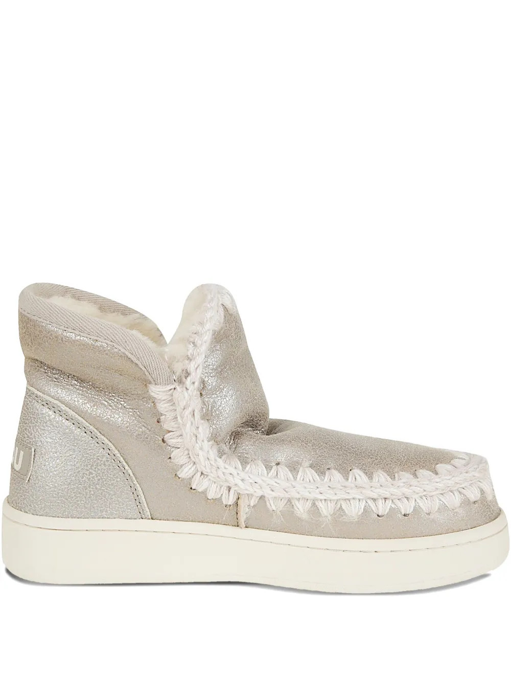 Mou Eskimo boots - Silver | Farfetch Global