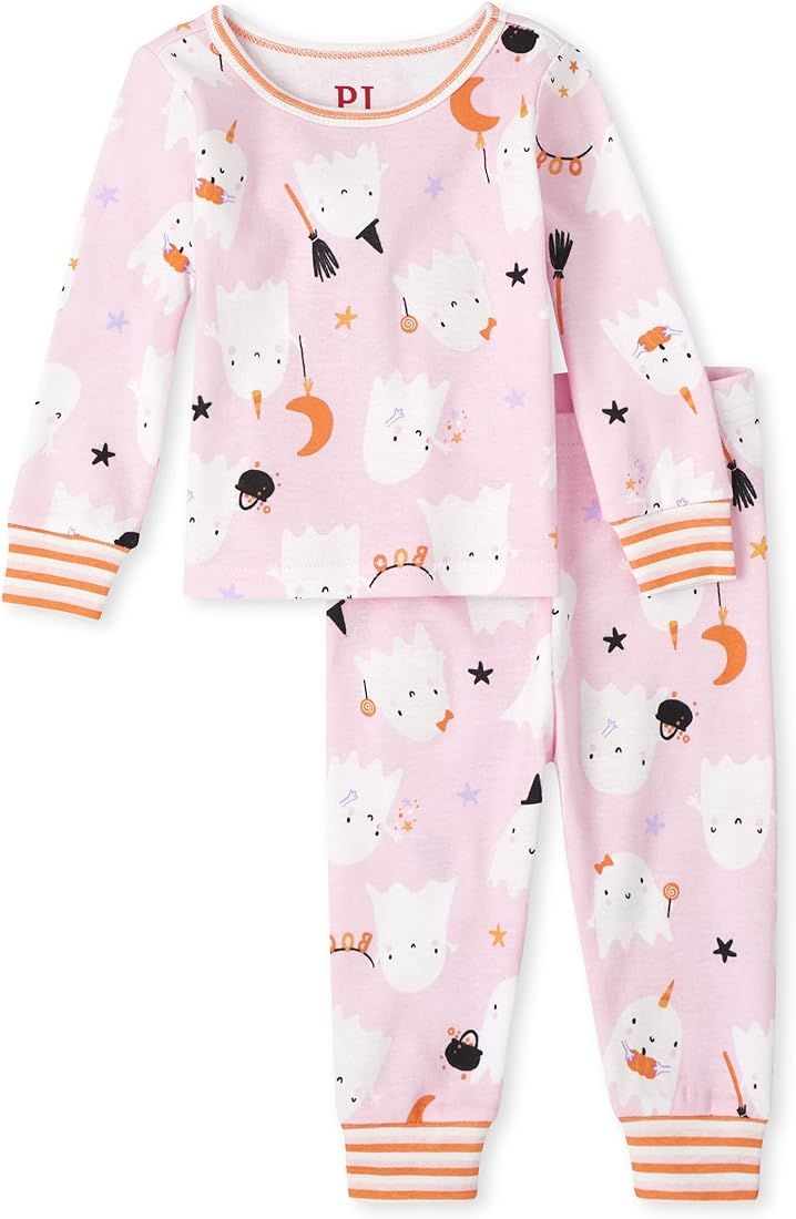 The Children's Place Baby Girls' Halloween Pajamas, Cotton | Amazon (US)