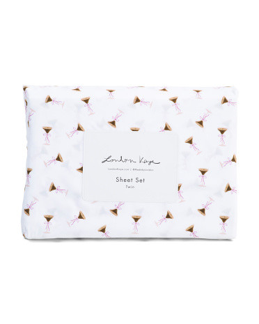 Cafe Printed Sheet Set | Polyester | Marshalls