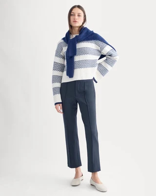 Everlane Slim Trouser in Dream | Deep Navy | 00 | Viscose | Everlane