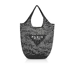 SHOPANTS Straw Mesh Tote Bag for Women 2023 New Mesh Hollow Woven Beach Bag Large Travel Shoulder... | Amazon (US)