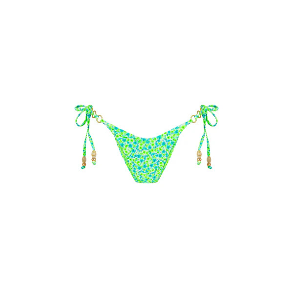 Trio Ring Cheeky Tie Bikini Bottom - Apple Blossom | Kulani Kinis US