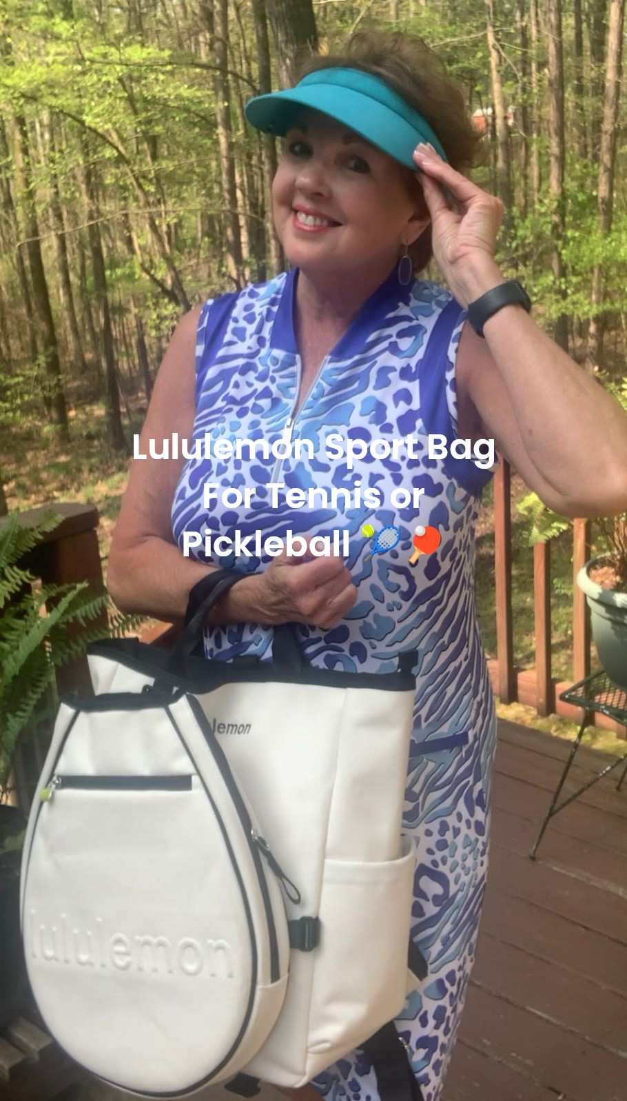 Ready for Pickleball or Tennis? 🏓🎾  I love how this pretty Lululemon sport bag holds everything I need.  
It even has a separate cover for holding your tennis racquet or pickleball paddle!  And there are side pockets (for phone or water bottle) along with a zippered section and pocket inside.
I’ve had this white version for a year and it’s held up beautifully.

Please follow me for more Fashion inspiration💙

#ltkover40
#ltkmidsize


#LTKselfcare #LTKdayinmylife #LTKActive