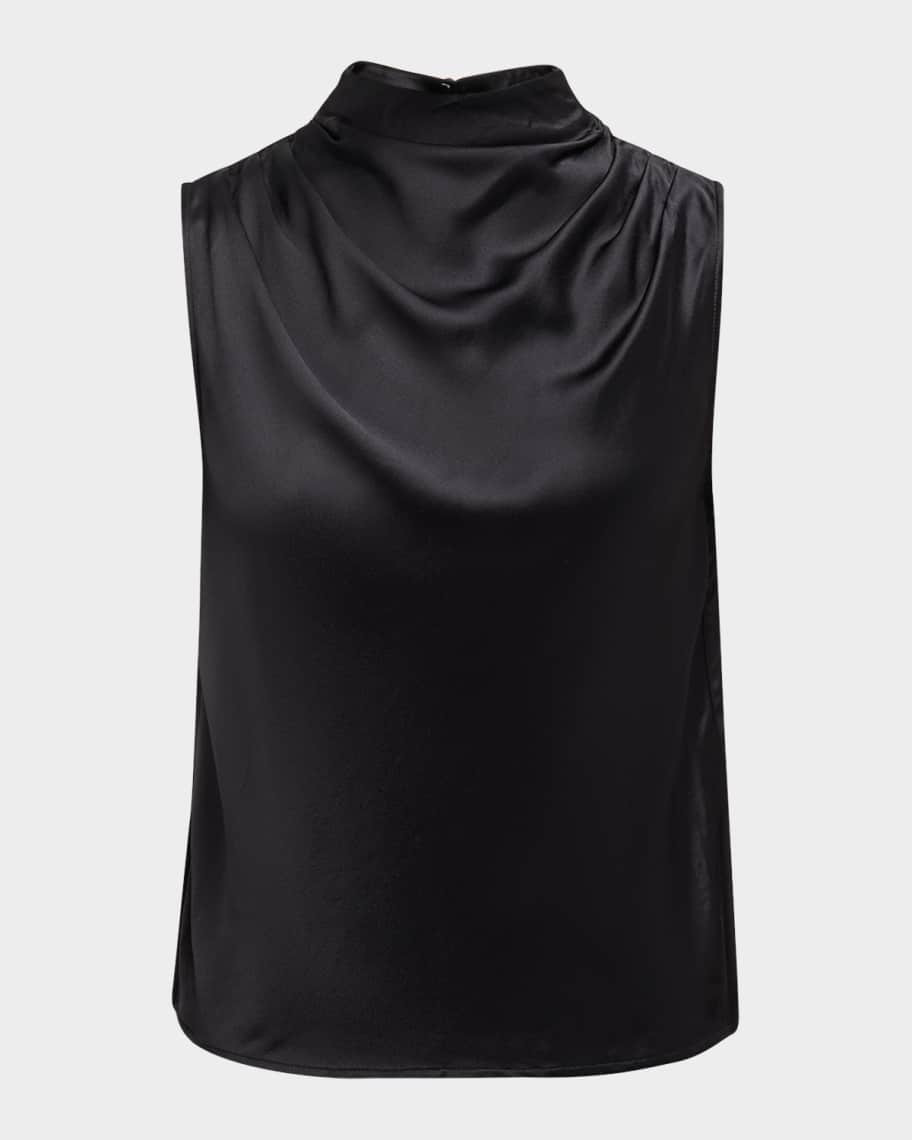 Rails Kaleen Draped Satin Blouse | Neiman Marcus