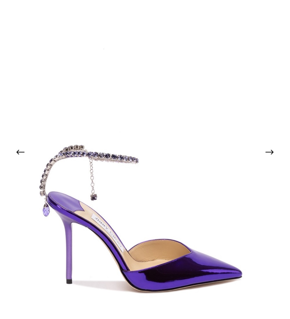 Cassis Liquid Metal Leather Pumps with Crystal Chain

#LTKshoecrush #LTKMostLoved #LTKstyletip