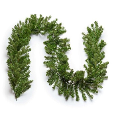King Of Christmas 9ft Artificial Christmas Garland Unlit, Cypress Spruce Xmas Garland | Target