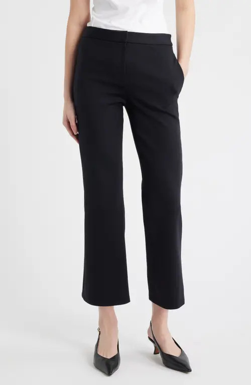 Theory Kick Ankle Pants in Black at Nordstrom, Size 0 | Nordstrom
