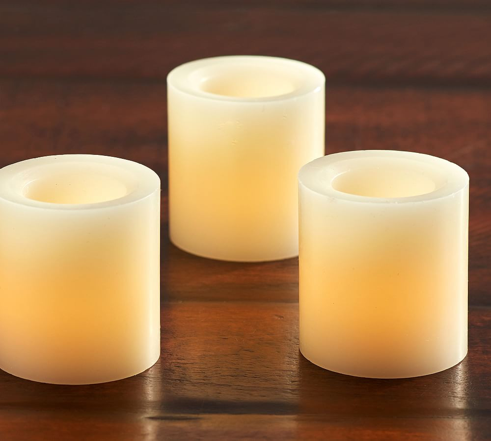 Flameless LED Wax Votive Candles - Set of 4 | Pottery Barn (US)