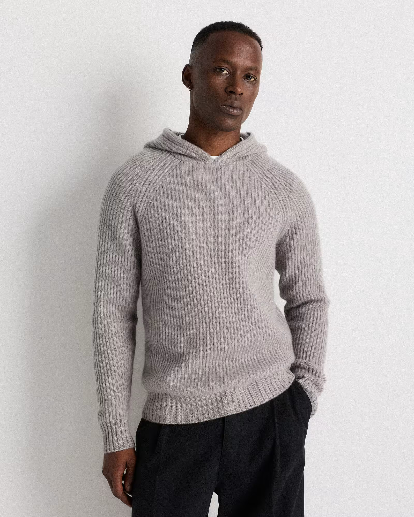 Mongolian Cashmere Fisherman Pullover Hoodie | Quince