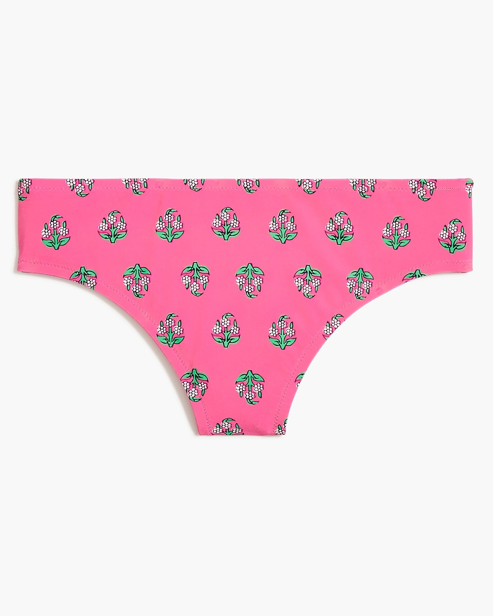 Printed mid-rise bikini bottom | J.Crew Factory