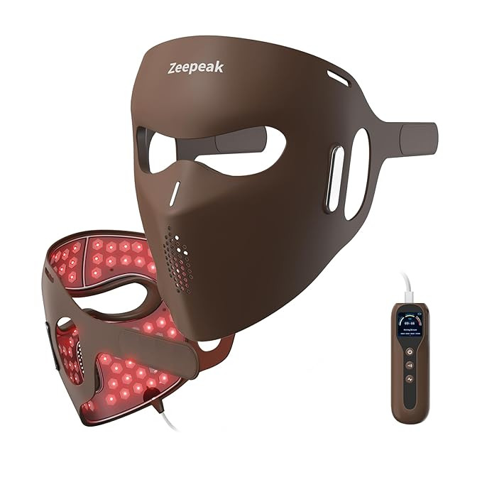 3D LED Red Light Therapy Mask for Face, FDA-Cleared, 360 LEDs, Anti-Aging & Blemish Repair,5 Mode... | Amazon (US)