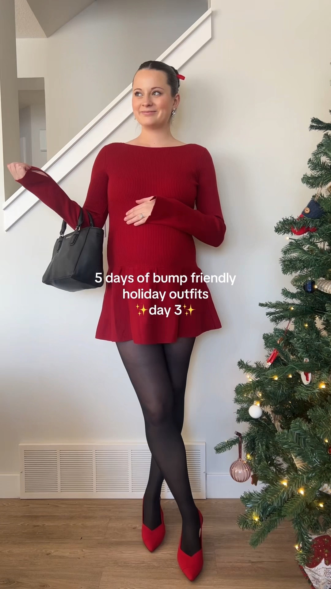 maternity holiday outfit! This drop waist dress is perfect for the bump ❤️ 

maternity wear, holiday dress, red dress, Christmas dresss

#LTKcanada #LTKwinter #LTKmaternity