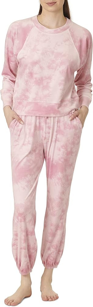 Splendid Women's Long Sleeve Lounge Top and Cozy Bottom Pant Pajama Set Pj | Amazon (US)