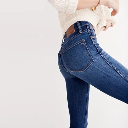 Madewell 10" high-rise skinny jean in Danny wash | J.Crew US