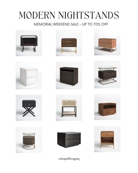 SALE ALERT 🌟 up to 70% off on these high style nightstand options. Check them out before the holiday weekend sale ends. 🤗

#LTKStyleTip #LTKSaleAlert #LTKHome