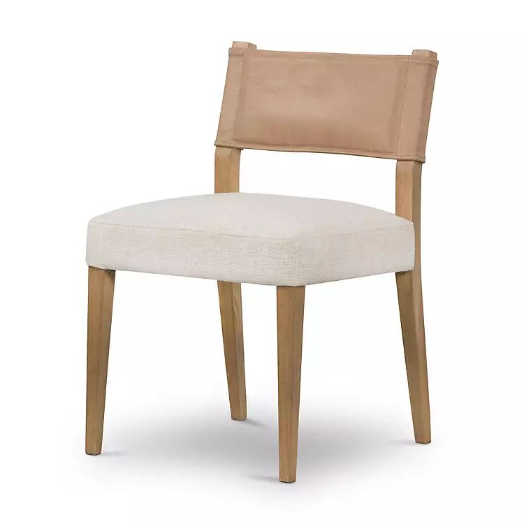 New! Farrah Leather Back Dining Chair | Kirkland's Home