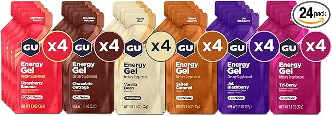 GU Energy Original Sports Nutrition Energy Gel, Vegan, Gluten-Free, Kosher, and Dairy-Free On-the... | Amazon (US)