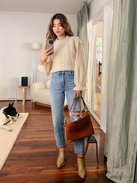 Able cream top with Madewell sweater vest and  distressed jeans 

Top: XXS/XS
Pants: 00/0
Shoes: 6


#fallfashion
#fallstyle
#falloutfits
#able  
#madewell 
#datenight
#sweater 
#workwear
#businesscasual 
#creamsweater 
#sweatervest 
#denim
#jeans
#boots
#chelseaboots
#layeredfashion 
#fallshoes 

#LTKstyletip #LTKSeasonal #LTKworkwear