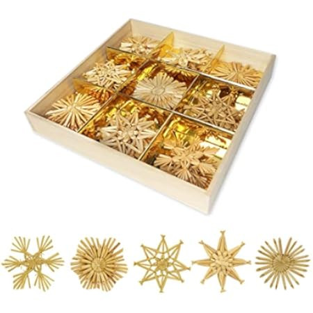 36 Piece Straw Ornaments  | Amazon (US)