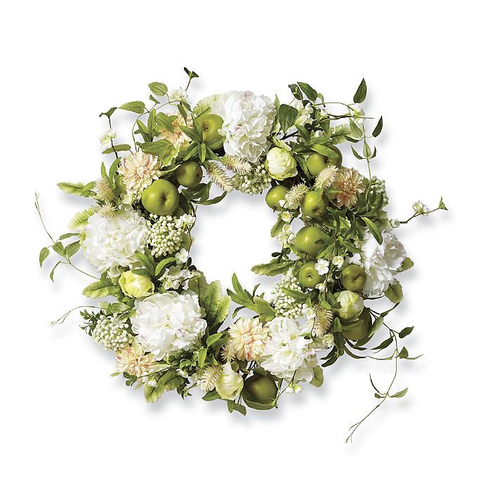 Apple and Dahlia Wreath | Frontgate | Frontgate