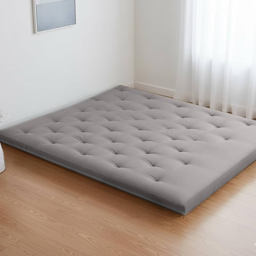 ZonLi Japanese Floor Futon Mattress Full Size 54"x 80",100% Cotton Cover 4'' Thicken Tatami Mattr... | Amazon (US)