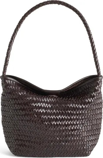 The Handwoven Leather Shoulder Bag | Nordstrom