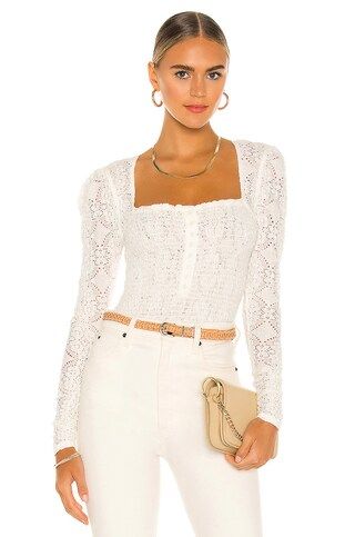 Free People Confection Top in Evening Cream from Revolve.com | Revolve Clothing (Global)