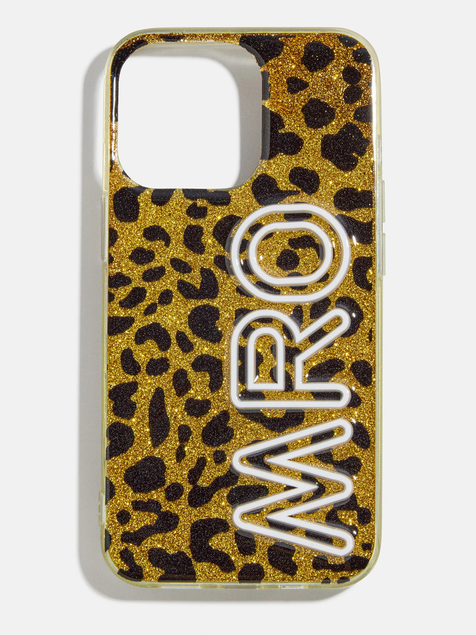 Fine Line Custom iPhone Case - Leopard/White | BaubleBar
