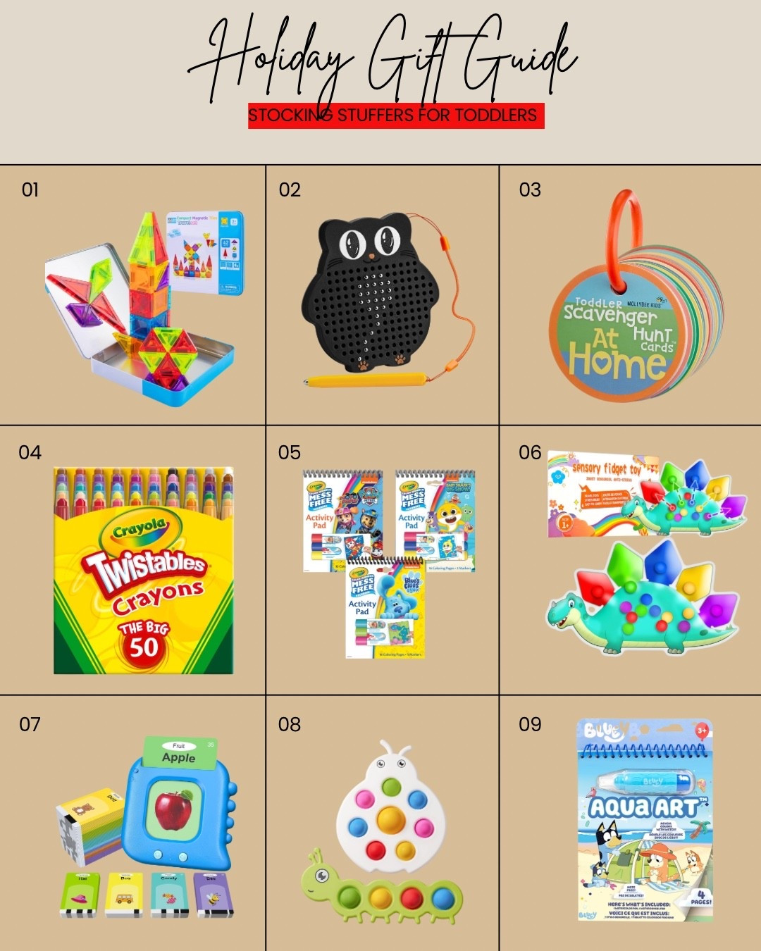 Gift guide // stocking stuffers for toddlers // Amazon gifts 


#LTKHoliday #LTKKids #LTKGiftGuide