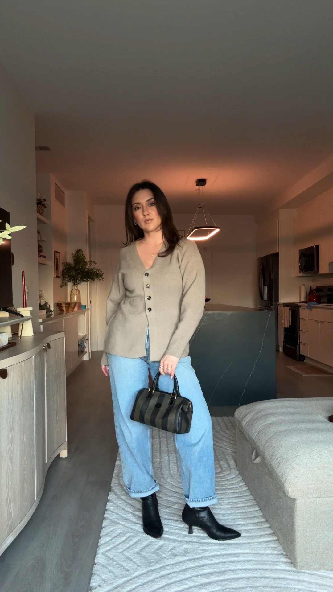 Church outfit! 
M sweater 
29 jeans 
TTS booties 

#LTKootd