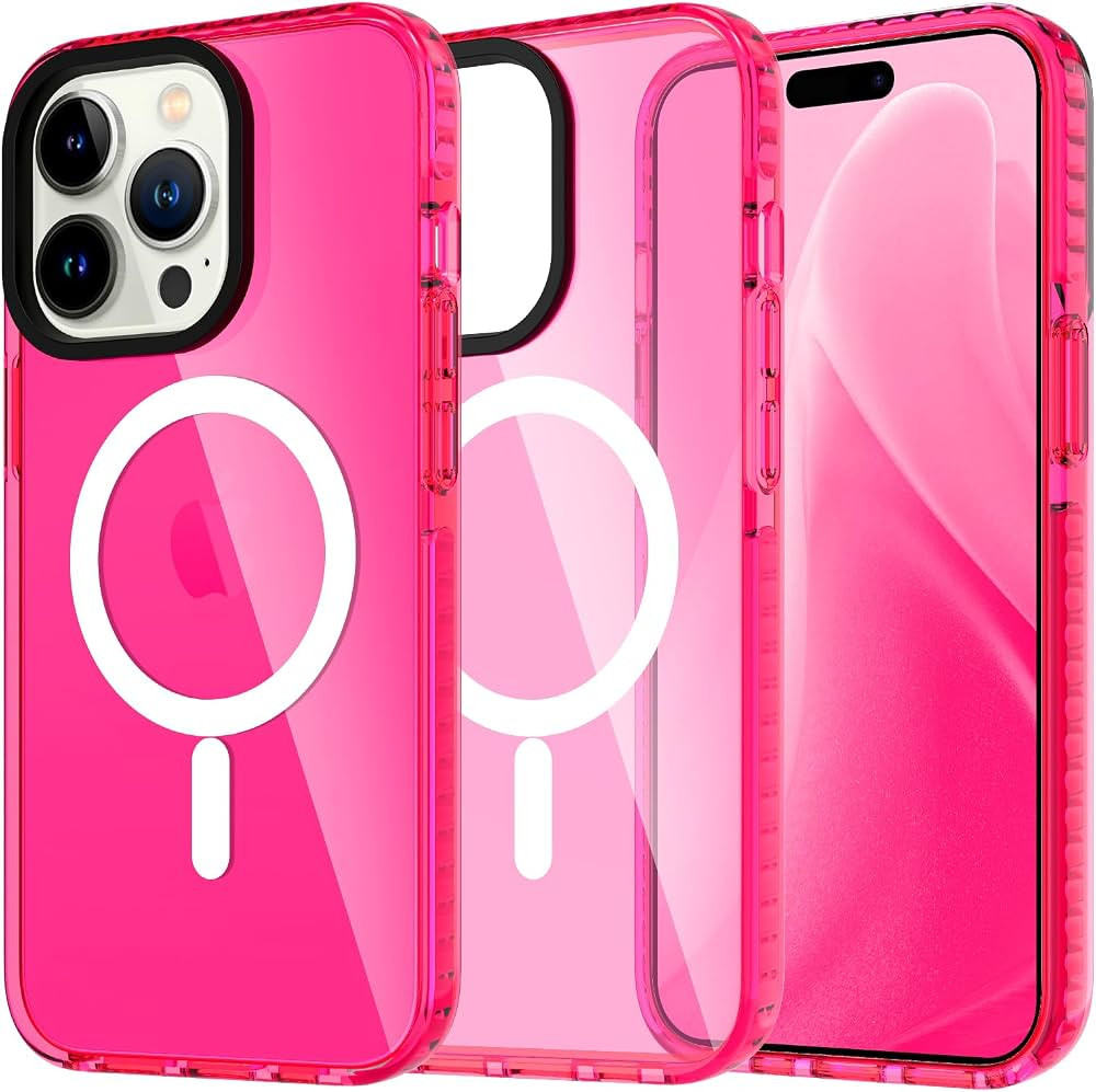 KANGHAR for iPhone 14 Pro Max Magnetic Case [Compatible with MagSafe][Strong Magnetic][Military G... | Amazon (US)
