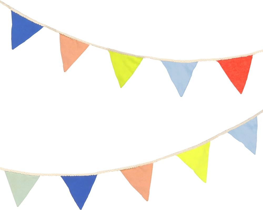 Meri Meri Multicolor Knitted Flag Garland (Pack of 1) | Amazon (US)