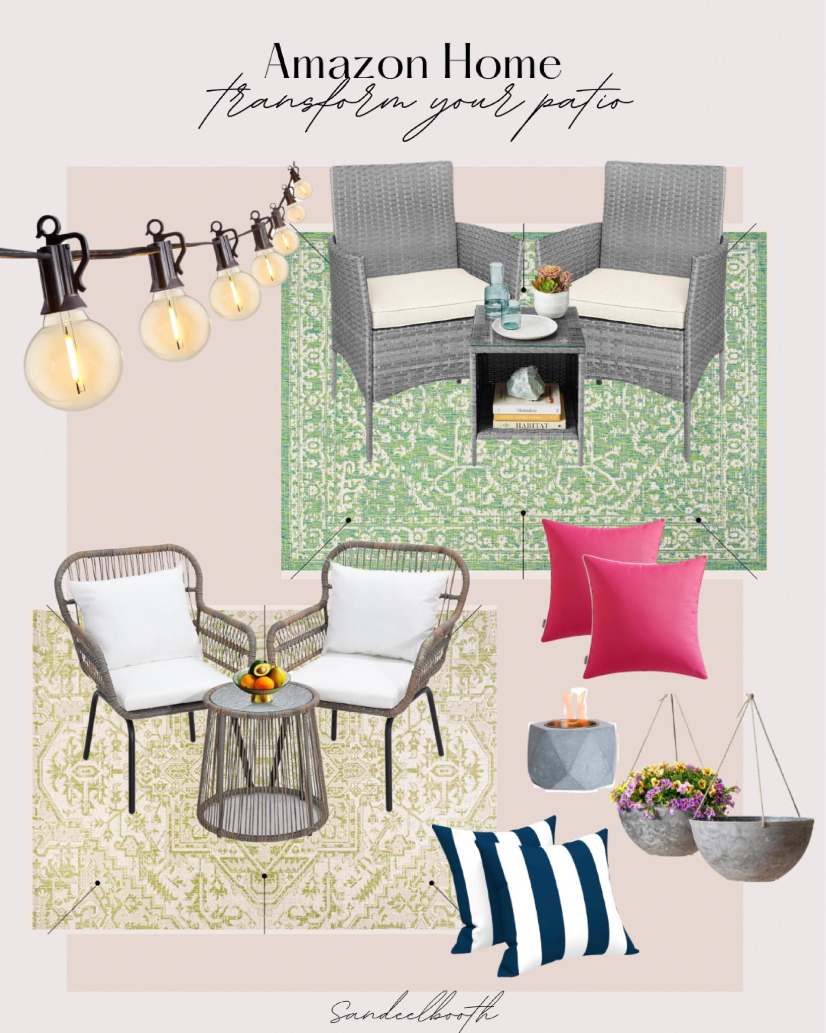 Transform your patio / apartment balcony / backyard under $300 with these fabulous pieces. 🎉

#LTKhome #LTKfindsunder100 #LTKSeasonal