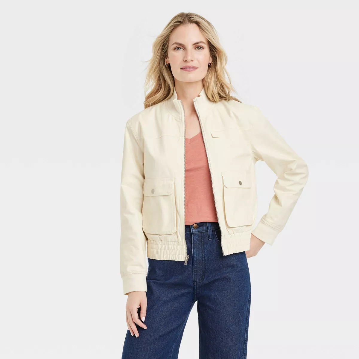 Women's Cargo Bomber Jacket - Universal Thread™ | Target